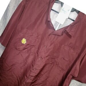 Minnesota Duluth Bulldogs Pro Edge Button Up Shirt‎ Maroon XLARGE Mens NCAA